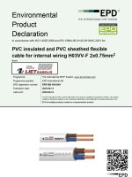 EPD H03V(2)V(2)-F 2x0.75mm2 Lietkabelis