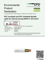 EPD H05VV-F 3G(0.75-2.5)mm2 Lietkabelis