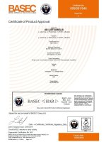 BASEC certificate of Product Approval 099/001/046