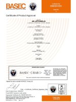 BASEC certificate of Product Approval 099/001/051